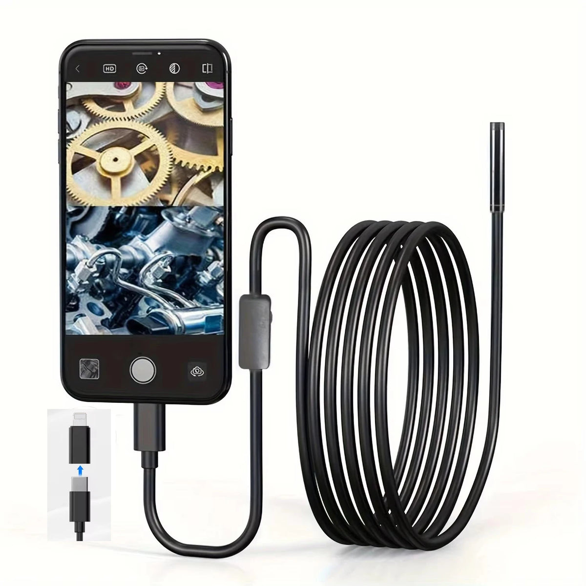 HD 960P Industrial Endoscope Camera for iOS & Android