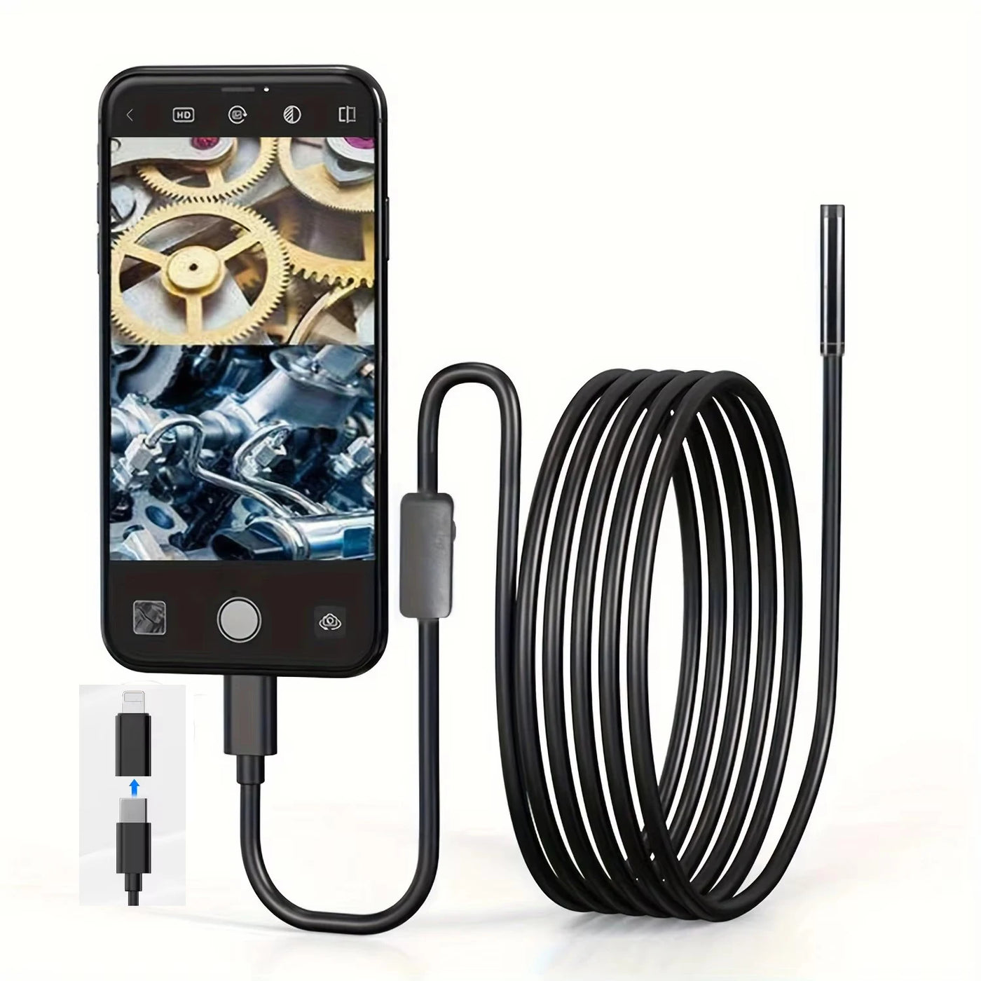 HD 960P Industrial Endoscope Camera for iOS & Android