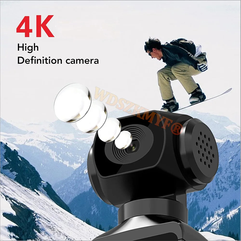 4K Handheld Vlog Camera with 330° Face Tracking