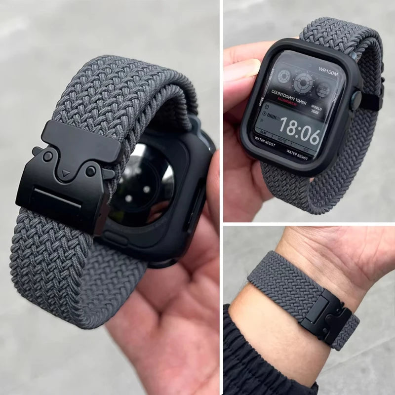 Braided Parachute Strap for Apple Watch