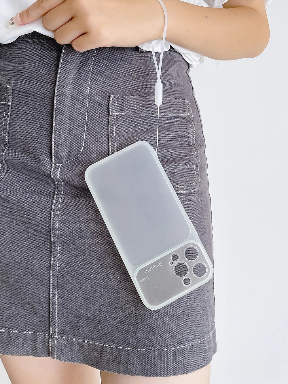 Luminous Clear Silicone Shockproof Case for iPhone