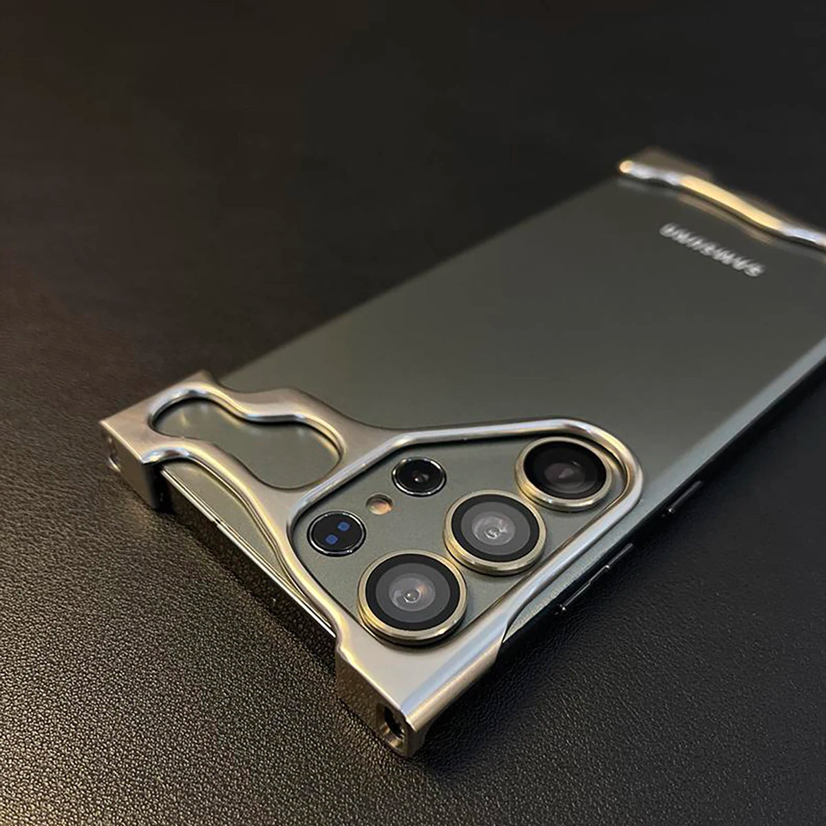 Luxury Aluminum Alloy Bumper Case with Lens Protection for Samsung Galaxy