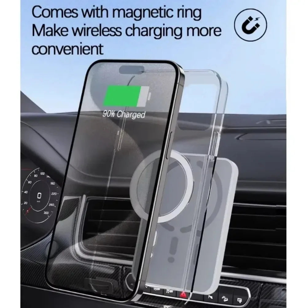 MagSafe Magnetic Car Vent Phone Holder & Wireless Charger