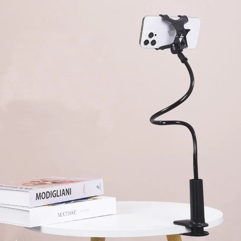 Flexible Gooseneck Phone Holder with Long Arm Clamp