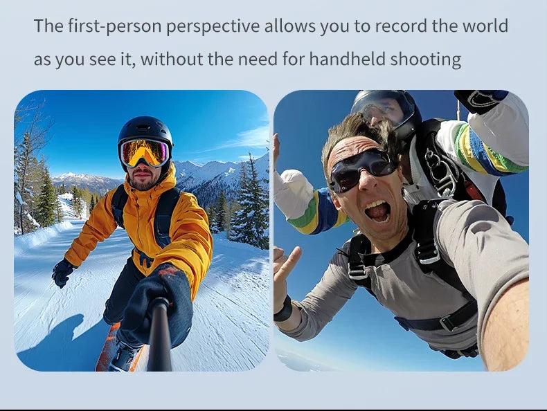 4K Mini Vlog Action Camera with Flip Screen & Wide Angle
