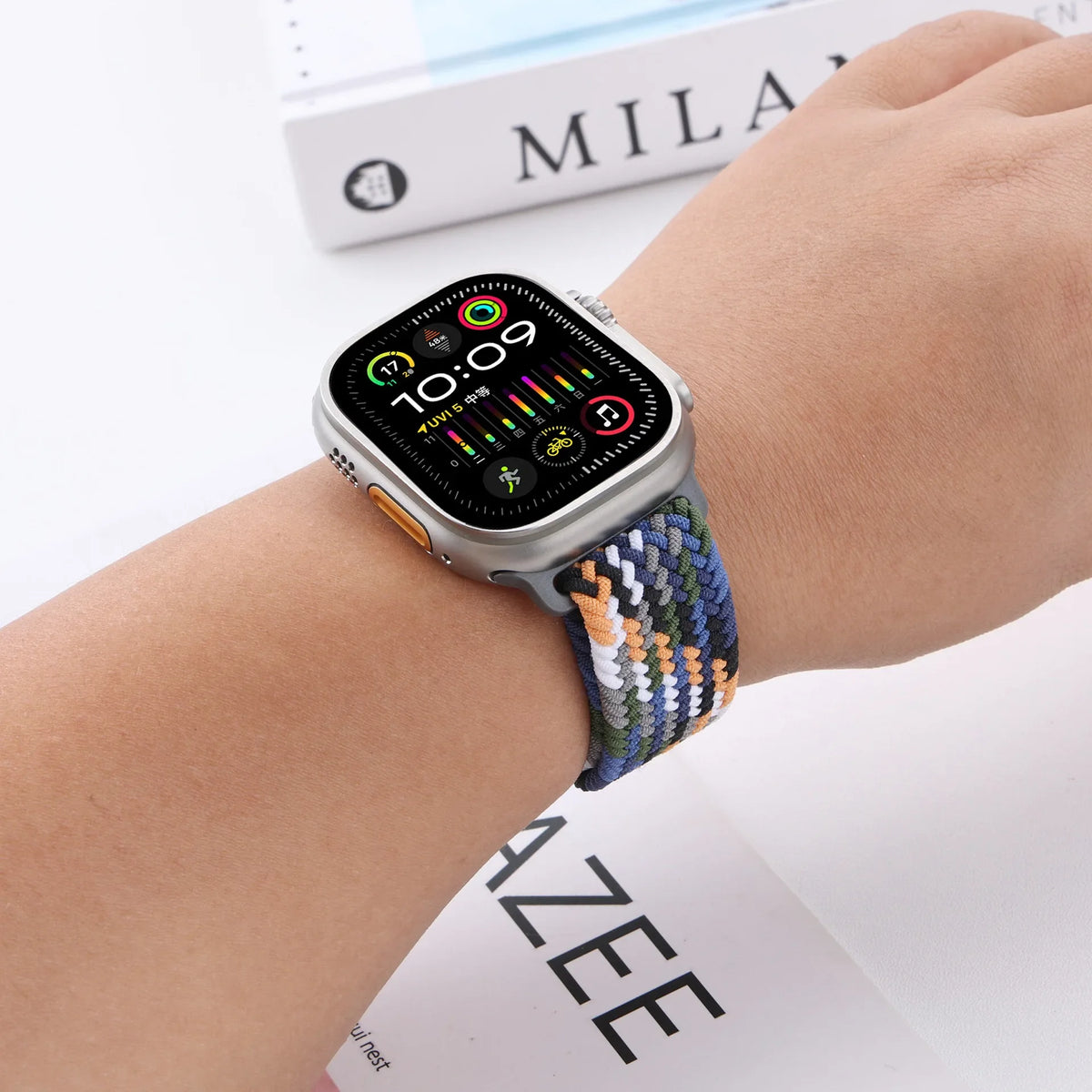 Braided Parachute Strap for Apple Watch