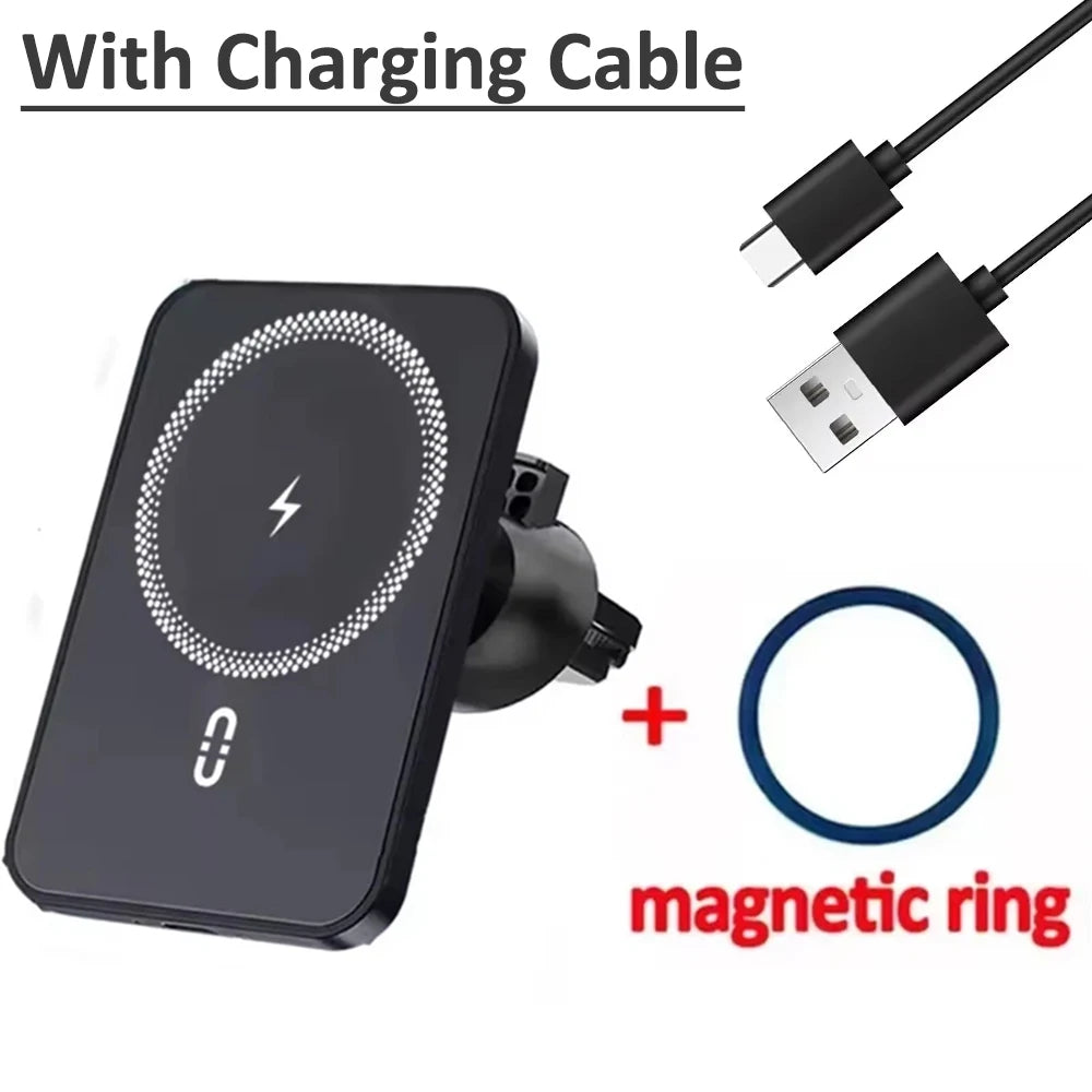 MagSafe Magnetic Car Vent Phone Holder & Wireless Charger