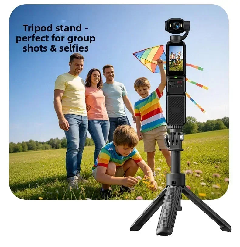 4K Handheld Vlog Camera with 180° Rotatable Lens & Fill Light