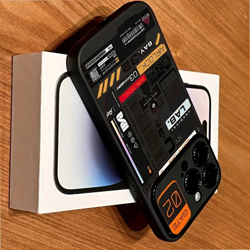 Fashion Pattern TPU Shockproof Case for iPhone