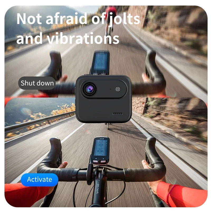 4K Mini Vlog Action Camera with Flip Screen & Wide Angle
